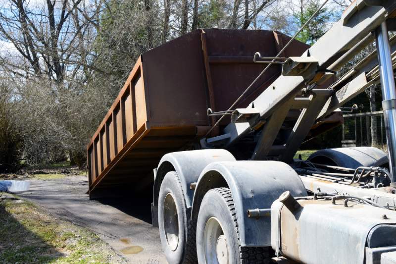 roll-off container